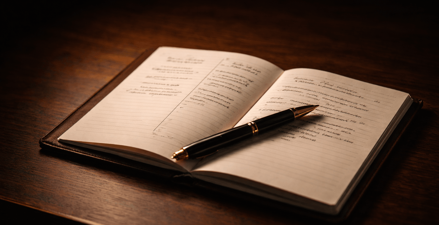 Executive preparing for a high-stakes negotiation with AI